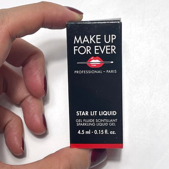 MAKE UP FOR EVER New Star Lit Liquid Illuminating Gel in Gold Peach - Picture 4 of 7